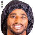 Black Shower Cap for Men by Hairsomeshowercaps