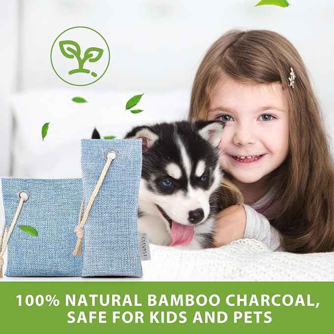 CLEVAST 16 Pack Activated Bamboo Charcoal Air Purifying Bags, Natural Fresh - Image 6