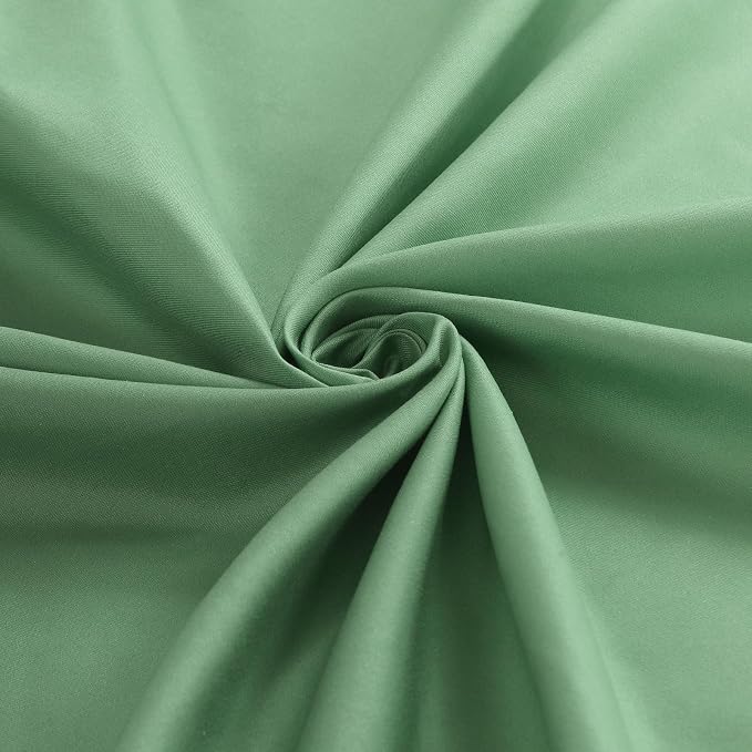 Extra Long Fabric Shower Curtain, Sage Green Ombre Modern Shower Curtains - Image 2