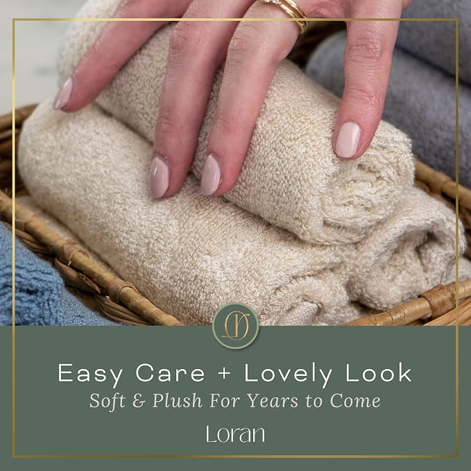 Vanilla Facial Washcloths Set of 6 Soft Cloths 10” x 10” 100% Viscose Derived - Image 9