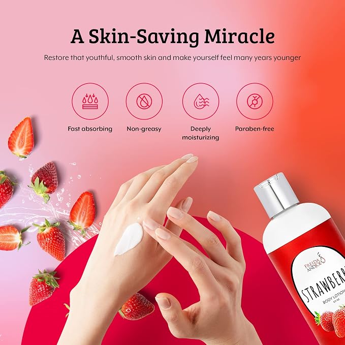 Home Spa Gift 10oz Deep Moisturizing Fragrance Body Lotion & 8 oz. Fine - Image 5