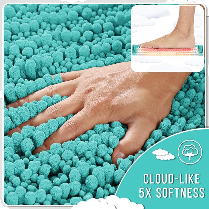 Yimobra Bathroom Rugs Non Slip Washable 32x20 Inch - Image 4