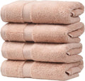 SOFE H&L | Olea Luxury Turkish Cotton Hand Towels Set of 4 Blush | Premium by SOFEHomeLiving