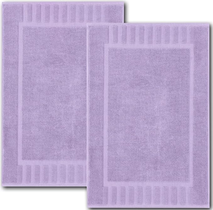 White Classic Luxury Bath Mat Floor Towel Set by WhiteClassic