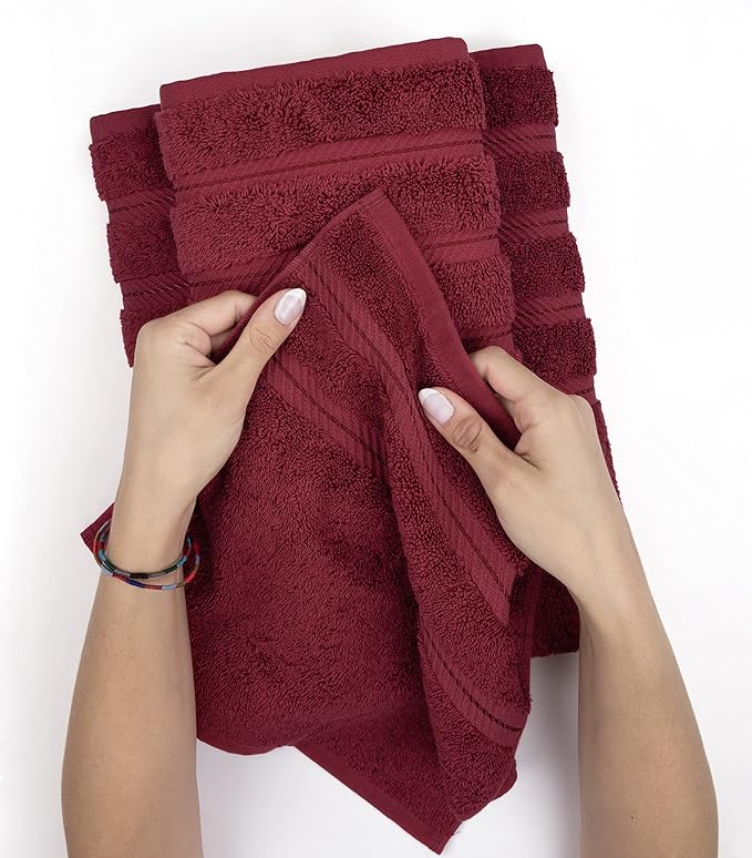 American Soft Linen Luxury 4 Piece Bath Towel Set, 600 GSM 100% Cotton Turkish - Image 6