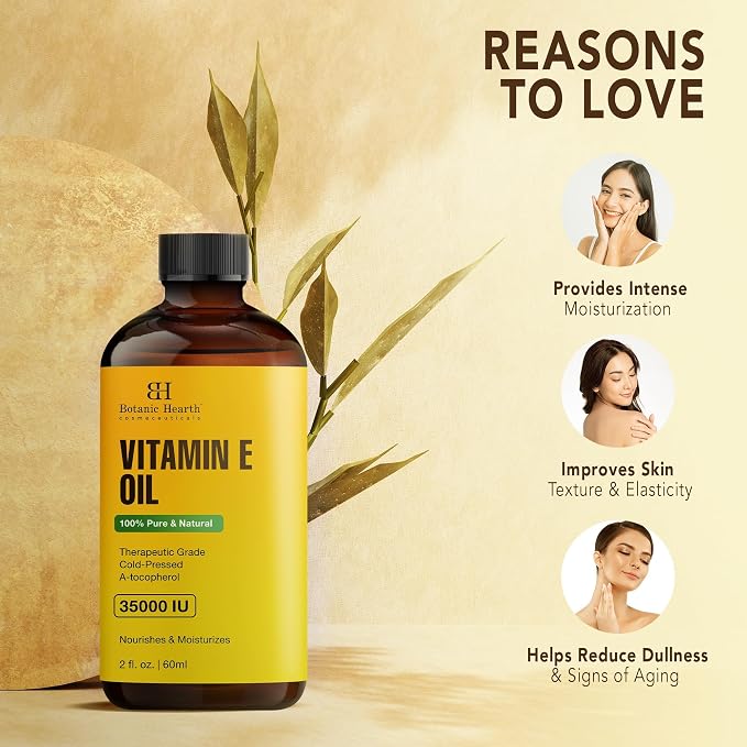 Botanic Hearth Vitamin E Oil | 100% Pure and Natural Oil - Image 4