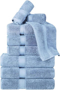 BNM Egyptian Cotton Heavyweight Towels, 800 GSM, Face/Washcloths, Hand Towels by Blue+Nile+Mills