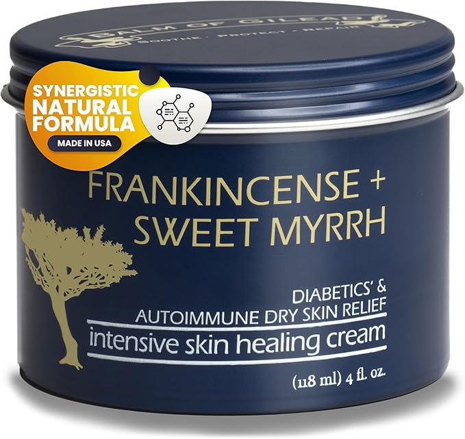 BALM OF GILEAD Foot Healing Cream – Frankincense & Sweet Myrrh Moisturizer by BALMOFGILEADALLNATURALHANDCRAFTEDSOOTHEPROTECTREPAIR