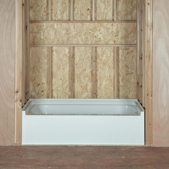 WOODBRIDGE 60” x 32” Alcove Soaking Bathtub in white - Image 12