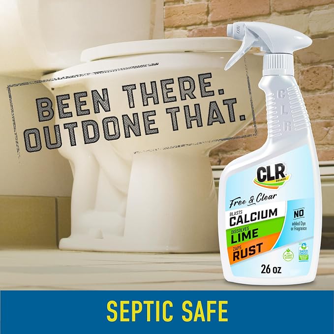 CLR Brands® Calcium, Lime & Rust Remover Free & Clear, No Dyes or Fragrances - Image 4