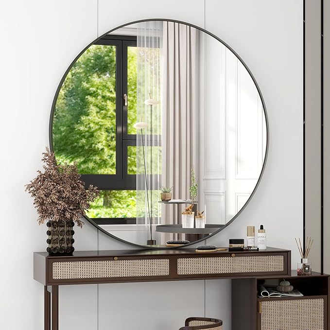32 Inch Round Bathroom Mirror - Image 3