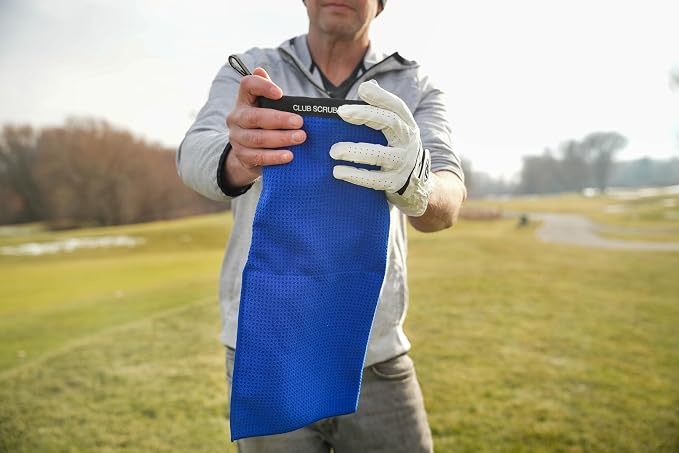 Club Scrub Towel Pro, Golf Club and Ball Cleaning Pouch - Image 9