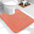 OLANLY Toilet Rugs U-Shaped 24x20, Extra Soft Absorbent Chenille Contour by OLANLY