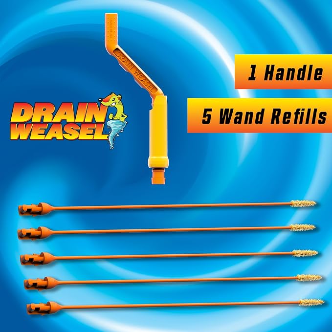 FlexiSnake Drain Weasel Sink Snake Hair Clog Remover Tool, Bathtub Cleaner - Image 6