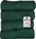 RIVERSIDE 100% Ring Spun Cotton Large Bath Towels Set of 4, 27 x 54 – Quick Dry by RIVERSIDE