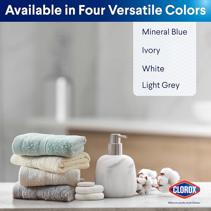 CLOROX Bleach Friendly, Quick Dry, 100% Cotton Washcloths, Highly Absorbent - Image 7