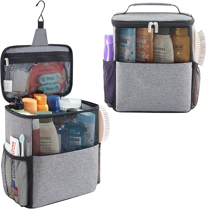 Lifewit Mesh Shower Caddy Bag Portable College Dorm Room Essentials Caddy Tote by Lifewit