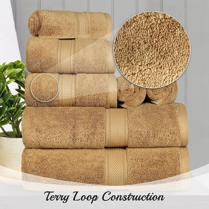BLUENILEMILLS Madison Egyptian Cotton Towels, Towel Set - Image 8