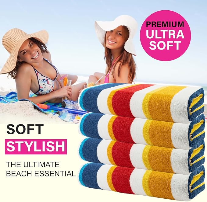 CASA COPENHAGEN Bora Bora Beach Towels Designed in Denmark Rough and Tough - Image 3