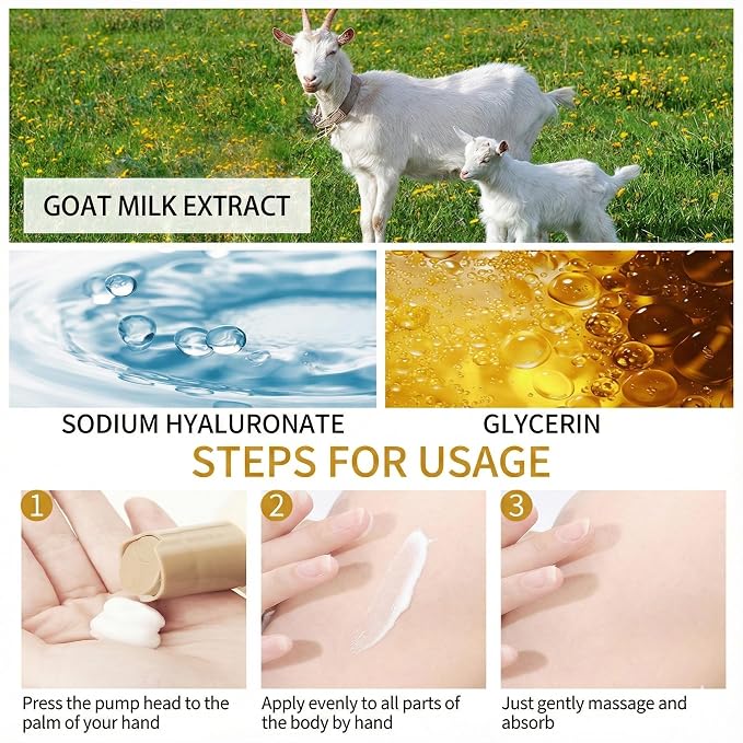 Goat Milk Body Lotion for Dry Sensitive Skin - Image 8