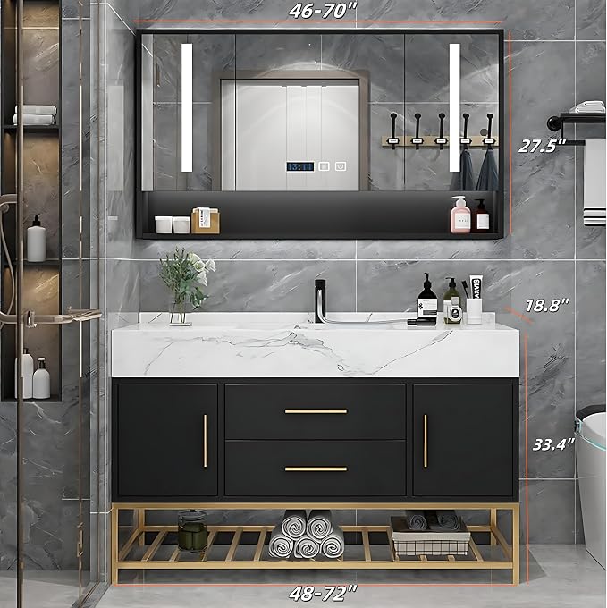 Modern 47" Bathroom Vanity - Image 2