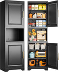 SISESOL 67" Tall Narrow Storage Cabinet by SISESOL