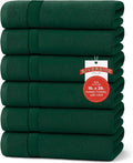 RIVERSIDE 6 Pack Premium Hand Towels Set, 16x28 inches, 100% Ring Spun Cotton by RIVERSIDE