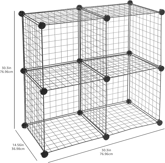 Amazon Basics 4 Cube Storage Organizer - Image 8