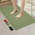 Bcoimo 44"×24" Absorbent Bath Mat, Non-Slip by Bcoimo