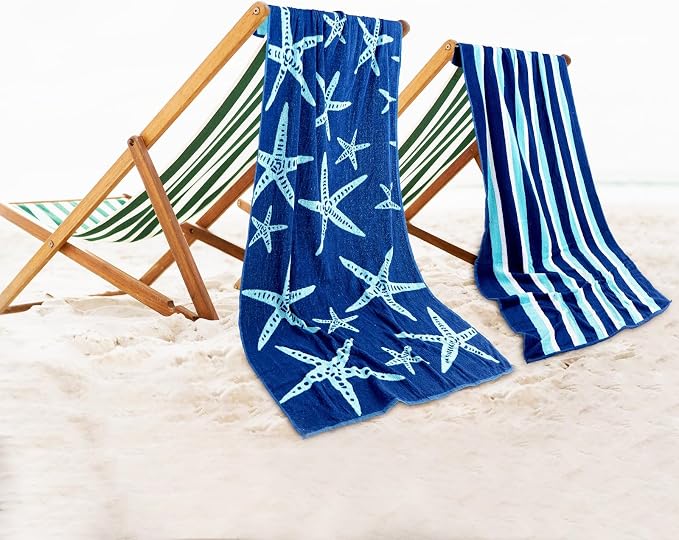 CASA COPENHAGEN Miami Bath Sheets Designed in Denmark Rough and Tough, Quick Dry by CASACOPENHAGEN