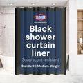 CLOROX Shower Curtain Liner, Premium Medium Weight Flexible Waterproof 6g PEVA by Clorox