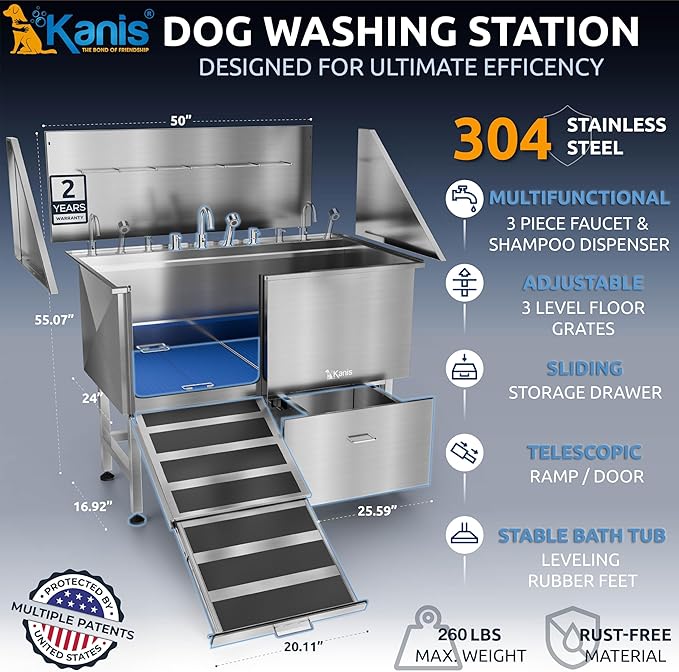 KANIS Professional Dog Washing Station - Image 2