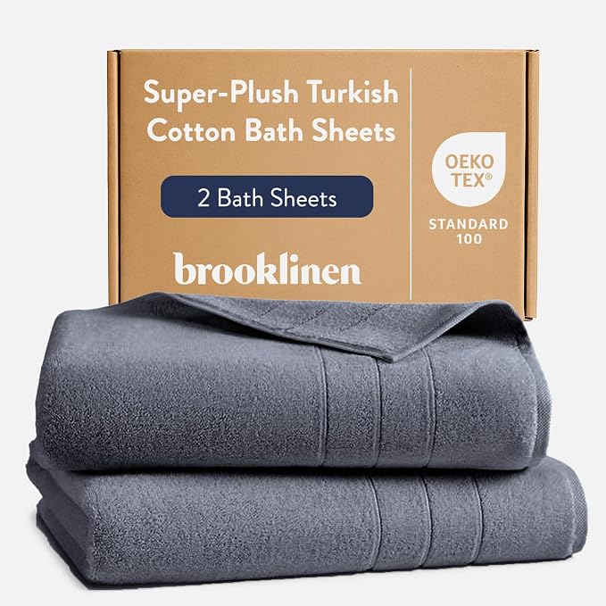 Brooklinen Super-Plush Turkish Cotton Bath Sheets by Brooklinen