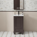 eclife 18" Bathroom Vanity Sink Combo Vintage Style by eclife