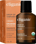 Cliganic Organic Sweet Orange Essential Oil, 1oz by Cliganic