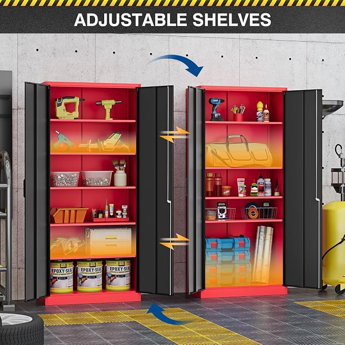 Metal Storage Cabinet-72” Tall Steel File Cabinets - Image 4
