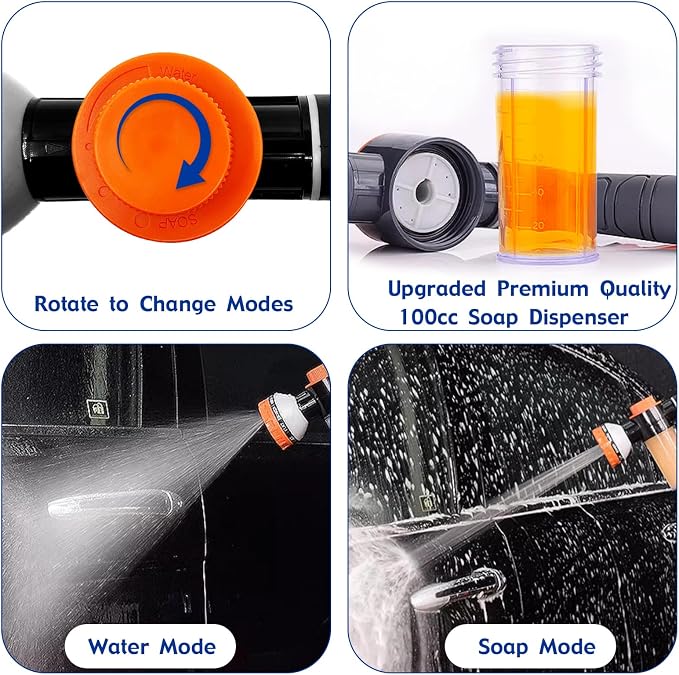 Dog Shower Attachment Water Hose Nozzle Sprayer Set - Image 4
