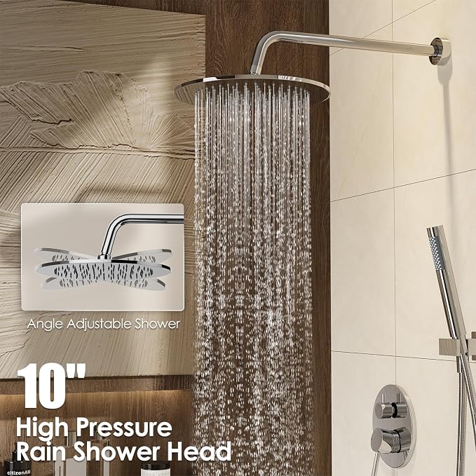Gabrylly Shower System with Tub Spout, Bathtub Shower Faucets Set with 3-Way - Image 4