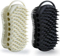 MtBoi 2PC Double-Sided Exfoliating Silicone Body Scrubber, 2-in-1 Bath Scrubber by MtBoi