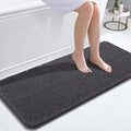OLANLY Bathroom Rugs 47x20, Extra Soft Absorbent Chenille Bath Rugs, Rubber by OLANLY