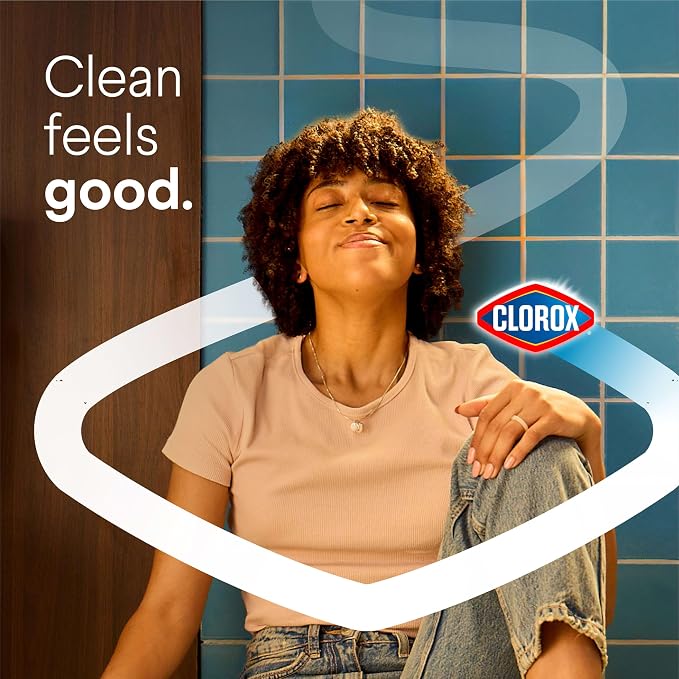 CLOROX Toilet Bowl Cleaner Clinging Bleach Gel, Ocean Mist, 24 Fl Oz - Image 8