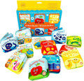 Super Bath Book Set of 12 (Fruits, Ocean Friends, Numbers Books; Color by BabyBibi