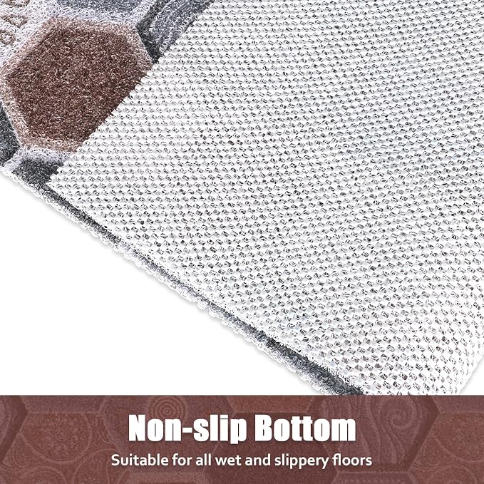 Shower Mat Bathtub Mat Non-Slip, 24x32 Inch, Soft Comfort Bath Mat - Image 2