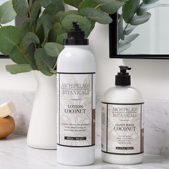 Archipelago Botanicals Coconut Moisturizer, Nourishing Coconut Body Lotion - Image 4