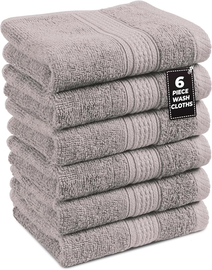 LANE LINEN Hand Towel Set of 6 PC by LaneLinen