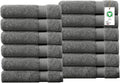 Delara 100% Organic Cotton Towels 650 GSM Plush Feather Touch Quick Dry Wash by Delara