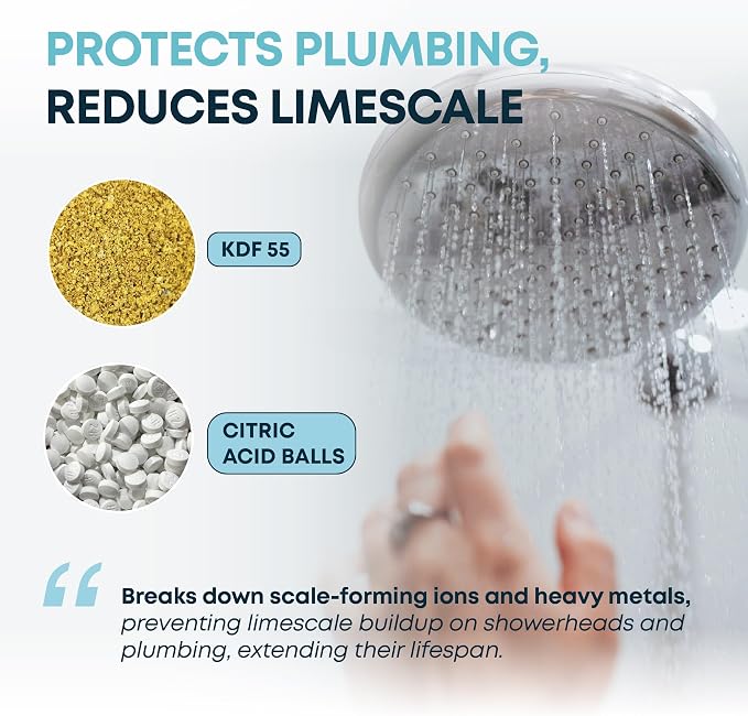 AquaHomeGroup Hard Water Shower Head Filter – High-Pressure Water Softener - Image 4