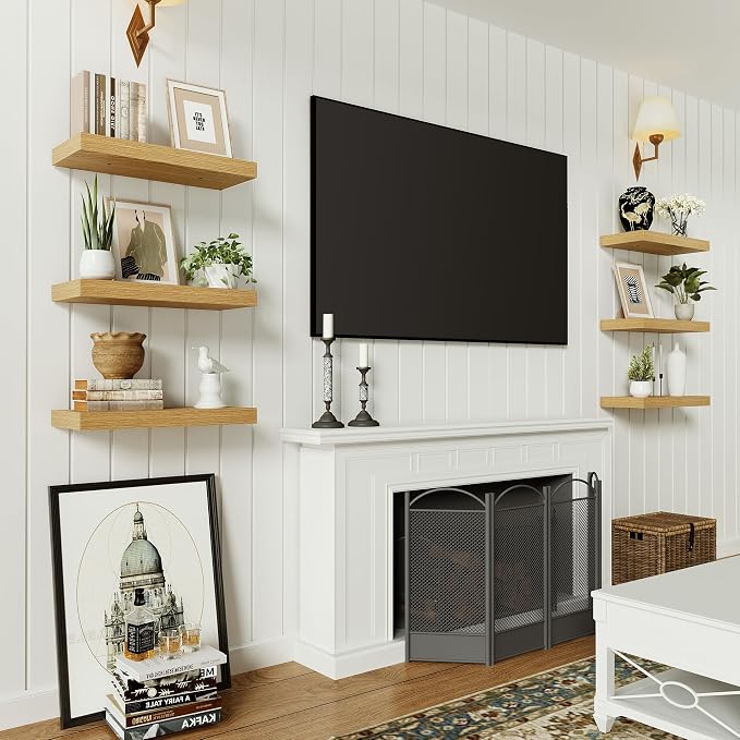 Vivelove Floating Shelves for Wall Mounted, 16 inchs Shelf for Small Bathroom - Image 6