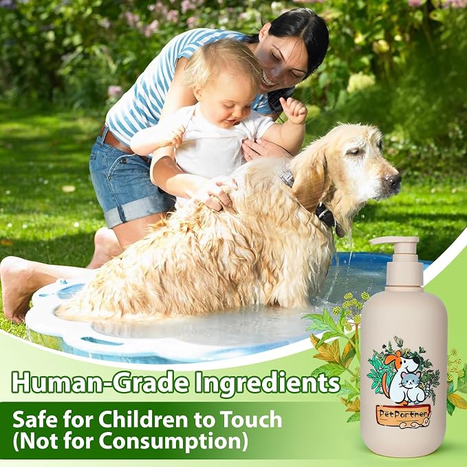 Cat and Dog Shampoo Conditioner, Hypoallergenic Medicated Puppy - Image 7