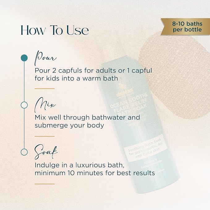 Abundant Natural Health Ocean Soothe Flare Relief Bath Soak - Image 5